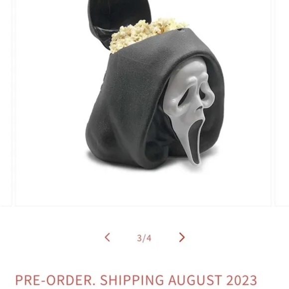 Scream 6 VI Popcorn Bucket Movie 2023 Tub Ghost Face Horror Cinema Collectible - Picture 3 of 5